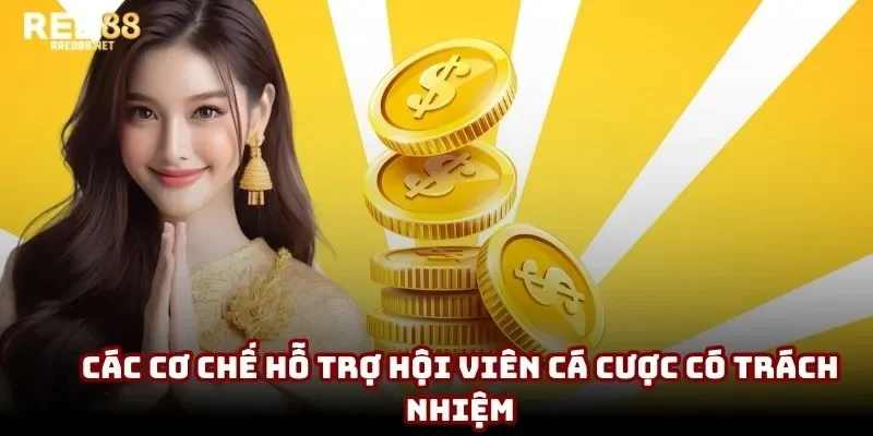 Các cơ chế hỗ trợ hội viên cá cược có trách nhiệm